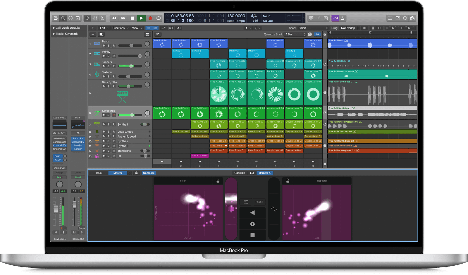 Creating music in logic pro