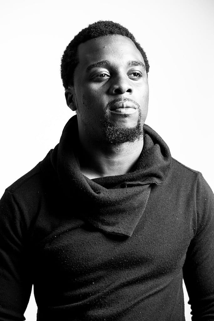 B&W picture of audio engineer Ike Iloegbu